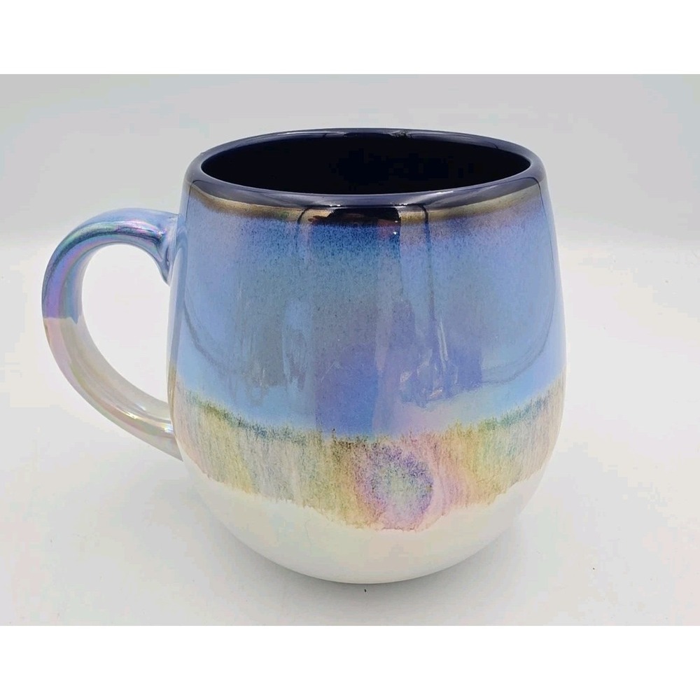 Meritage Luster Reactive Glaze Stoneware Mug Iridescent  19.8 Oz Replacement